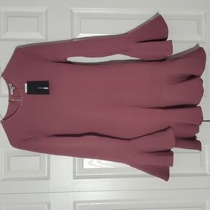 Fashion Nova All Ruffled Up Bandage Mini Dress